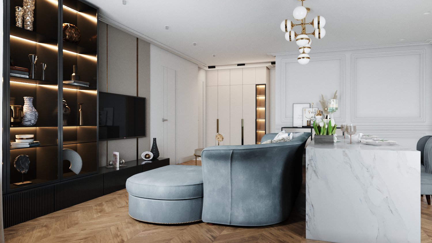 Автор студия ROOM DESIGN, дизайнер ЕКАТЕРИНА РЫБЛЕВА